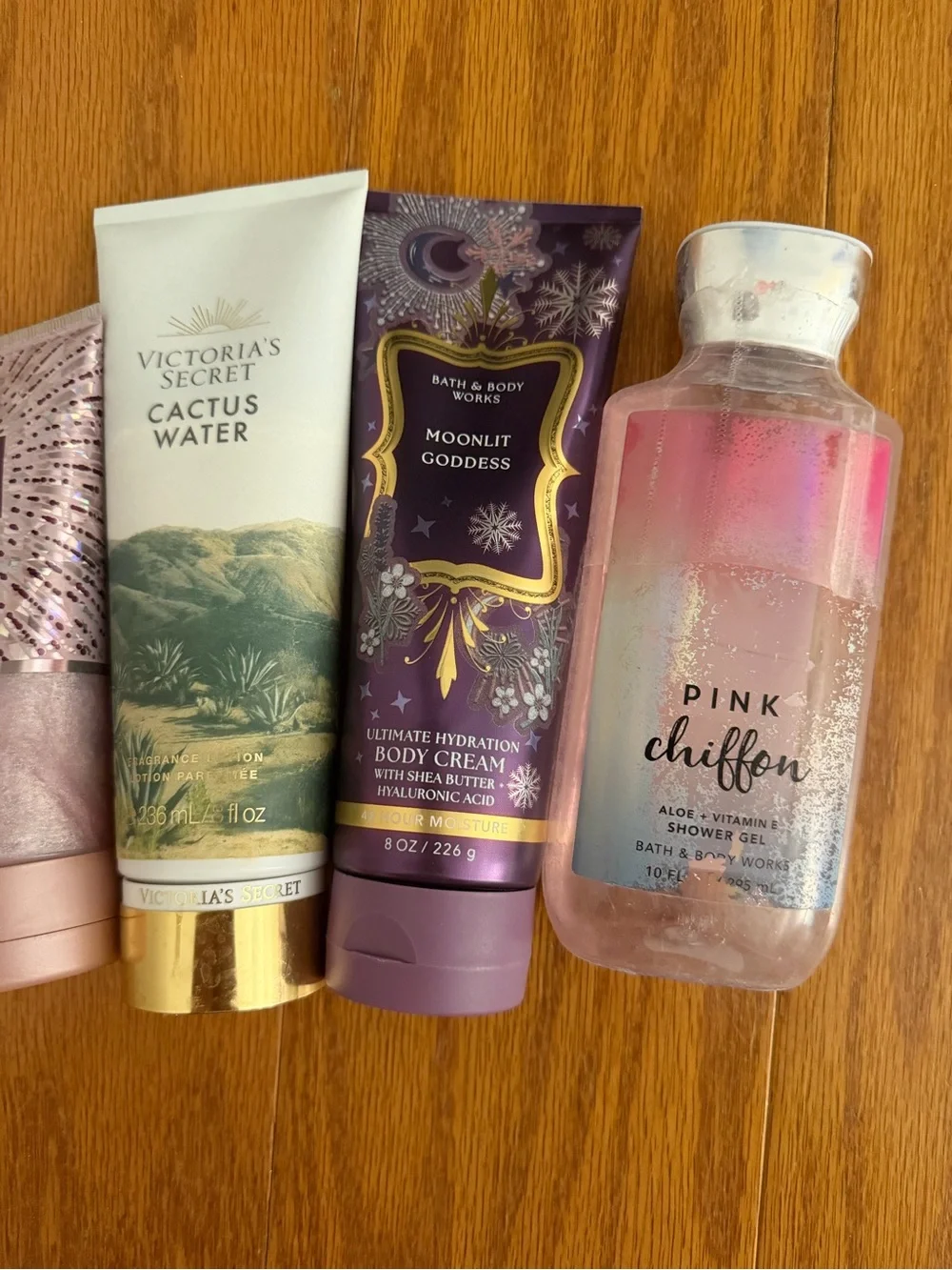 Lot of 5 Bath and Body Works Victoria's Secret Cactus Water Body Cream Lotion